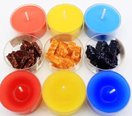 ألوان رقائق شمعية مخصصة لتلوين الشموع 20 غرام