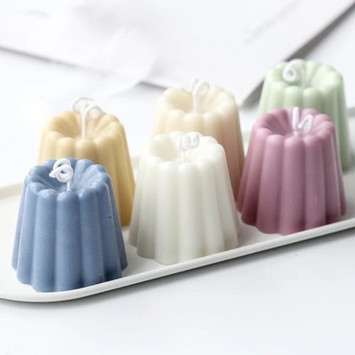 قالب سيلكون كريم كراميل 6 في 1