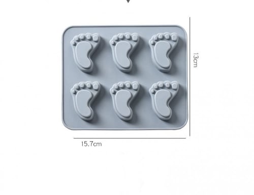 قالب سيلكون شمع مواليد أشاكل مختلفة