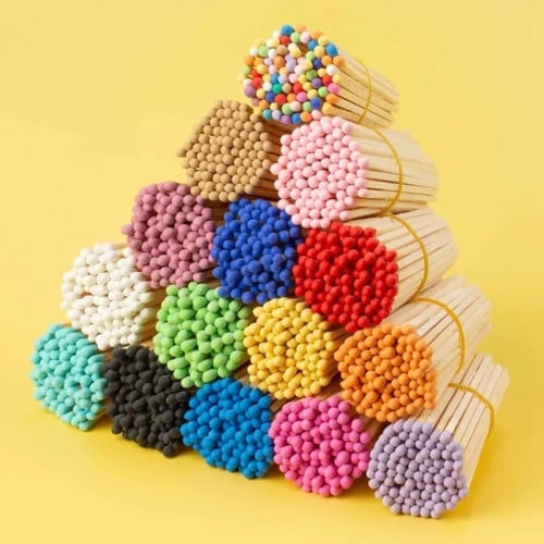 أعواد ثقاب ملونة عدد 20 حبة