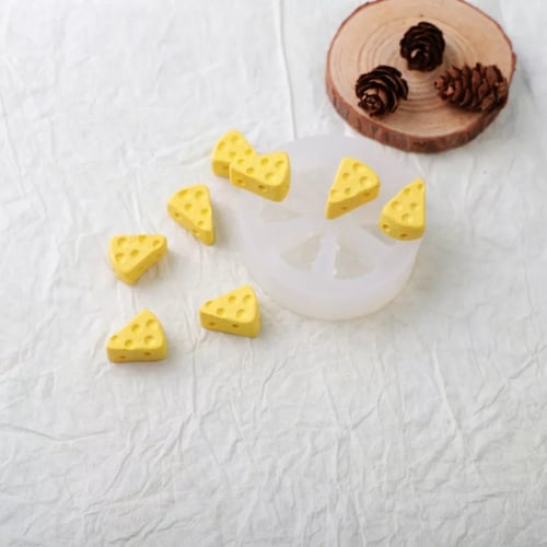 قالب شمع فواحات صغير سيليكون قطع جبن