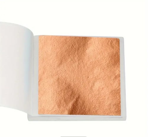 علبة شرائح الذهب أو فضي أو نحاسي عدد 100 شريحة