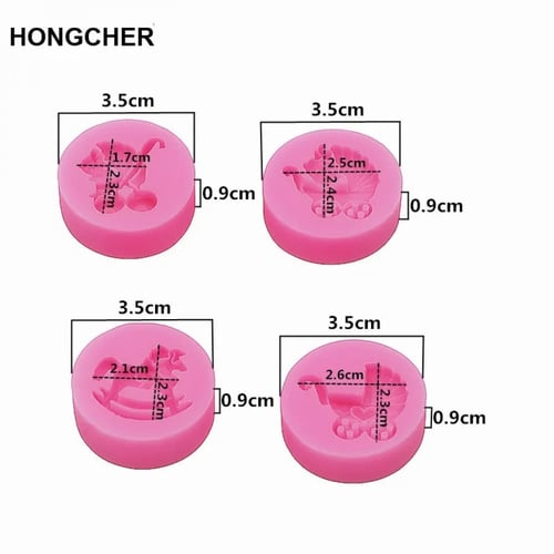 قالب سيلكون فواحات مواليد أشكال مختلفة