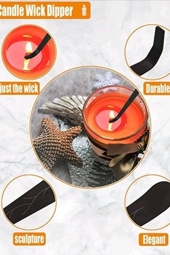 طقم العناية بالشموع ( أسود أو ذهبي )