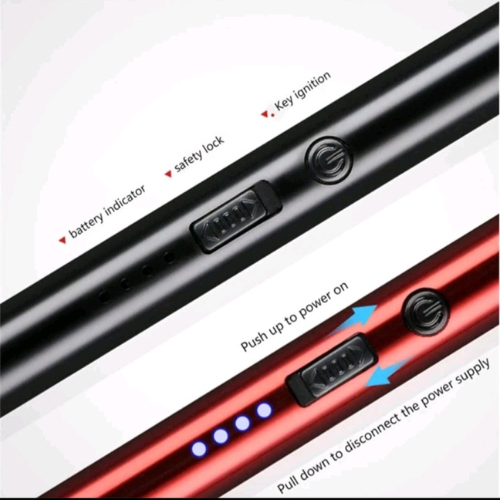 ولاعة شموع الكترونية قابلة للشحن 360 درجة