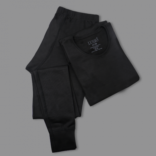 بيجامة تركي شتوي حرارية لون اسود