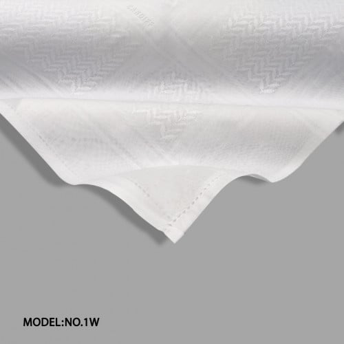 شماغ كارديف ولادي وشبابي ابيض