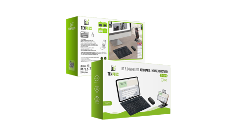 TENPLUS -مجموعه 3*1 / كيبورد + ماوس + استاند