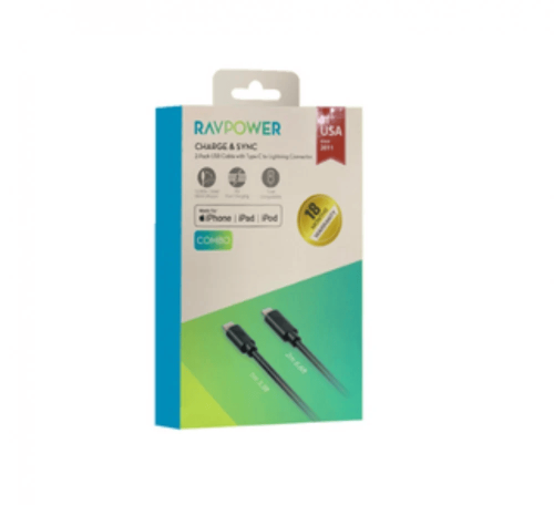 سلك شاحن تايب سي راف باور ايفون