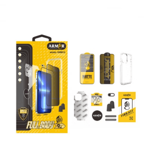 بكج حماية ارمر للآيفون 9 في 1 | متعدد الخيارات بدو...