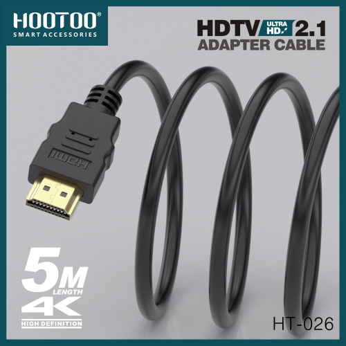 hootoo وصلة hd مقاس 5 م جودة تصل الي 4K