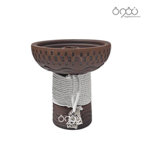 راس شيشه التاج بحبل ابيض