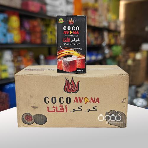 كرتون فحم كوكو افانا مربعات ( 96 حبه )
