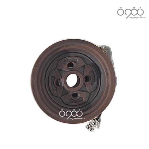 راس شيشه التاج بحبل ابيض