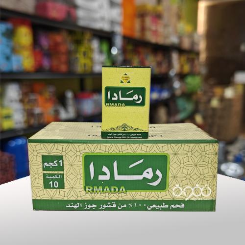 كرتون فحم رمادا مربعات