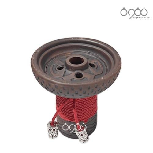 راس شيشه التاج بحبل احمر