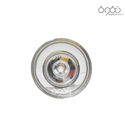 راس شيشة زجاج عميق بمقبض سيلكون قابل للتنضيف