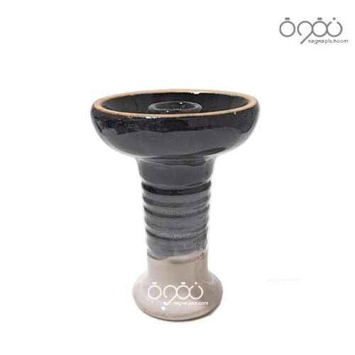 راس شيشه فخار تركي صغير اسود