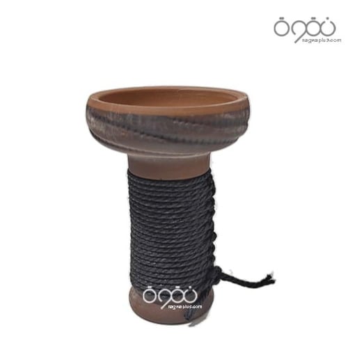 راس شيشه فخار بحبل اسود