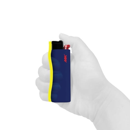 ولاعة جلد كبيرة قابلة للتعبئة