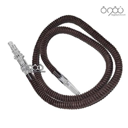 لي شيشة قماش بني بمبسم قصير