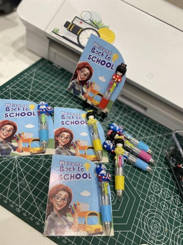 بطاقه قلم باربع الوان