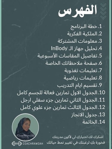 البرنامج الغذائي والرياضي المتكامل المستوى الاول ا...