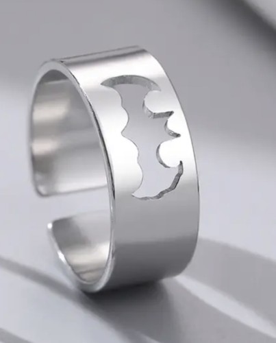 خاتم باتمان فضي