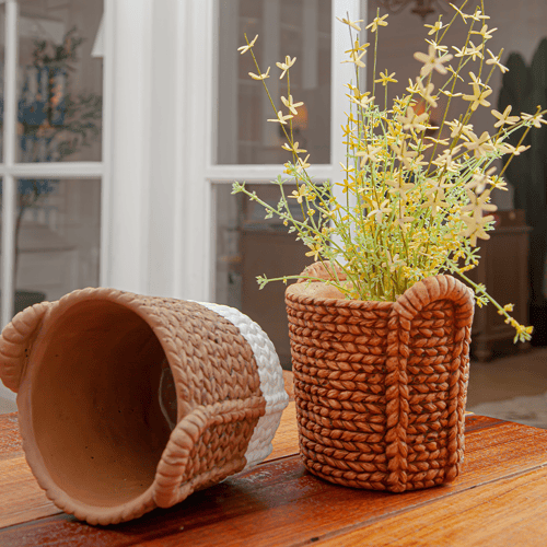 حوض سيراميك ديكور الخوص 6643