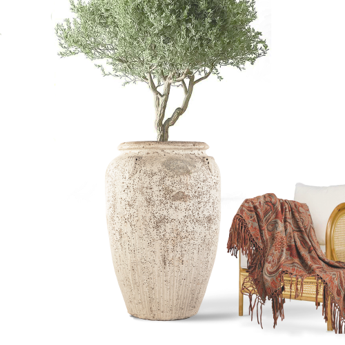 مركن سيراميك طولى ابيض