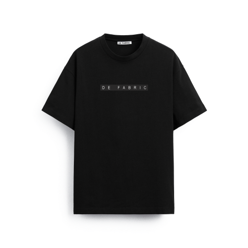 تيشيرت أسود اوفر سايز للجنسين