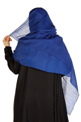 طرحه نيلي قماش لينين