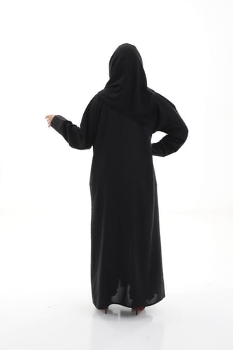 عباية منسوجة من القماش الصالونا الكوري الأصلي مع ط...