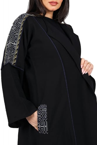 عباية منسوجة من قماش الصالونا الكوري الأصلي مع طرح...
