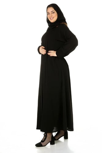 عباية منسوجة من القماش الملكي الفاخر مع طرحتها