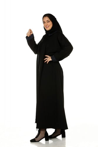 عباية منسوجة من قماش الصالونا الكوري الأصلي مع طرح...