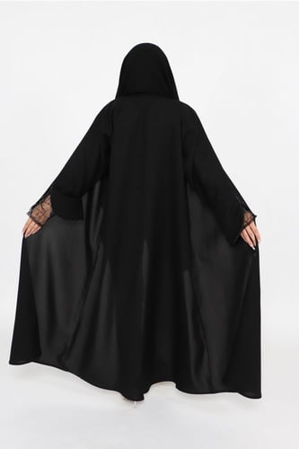 عباية منسوجة من قماش الصالونا الكوري الأصلي مع طرح...