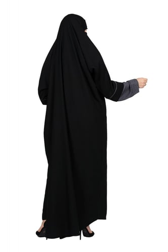 عباية رأس منسوجة من قماش الصالونا الكوري الأصلي