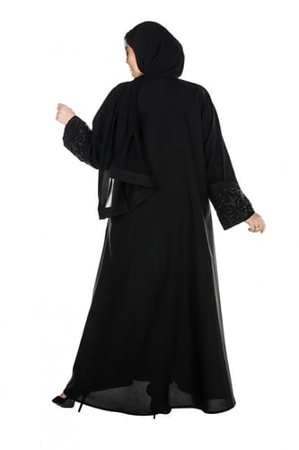 عباية منسوجة من الصالونا الكوري الأصلي مع طرحتها