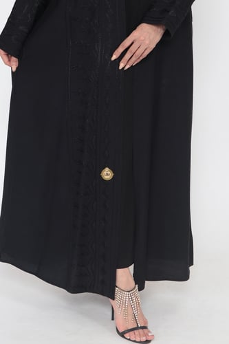 عباية منسوجة من قماش الكريب السعودي الاصلي مع طرحت...