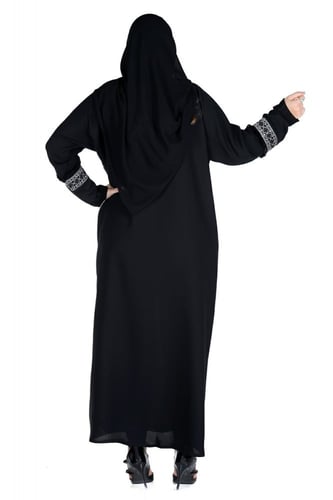 عباية منسوجة من الصالونا الكوري الأصلي مع طرحتها