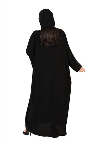 عباية واسعة منسوجة من القماش الملكي الفاخر مع طرحت...