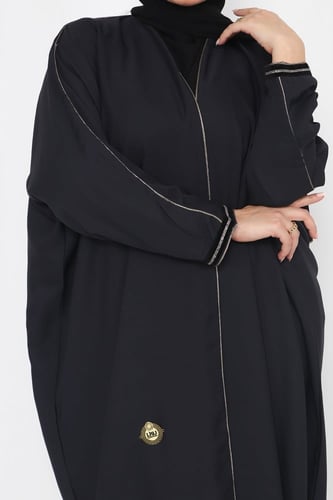 عباية ملونة فراشة منسوجة من قماش الكريب الطايح مع...