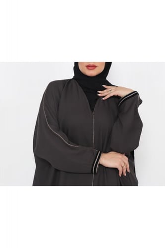 عباية ملونة فراشة منسوجة من قماش الكريب الطايح مع...