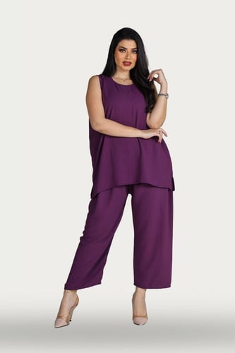 طقم صديري وبنطلون كريب طايح