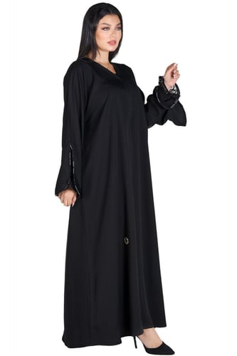 عباية منسوجة من الصالونا الكوري الأصلي مع طرحتها