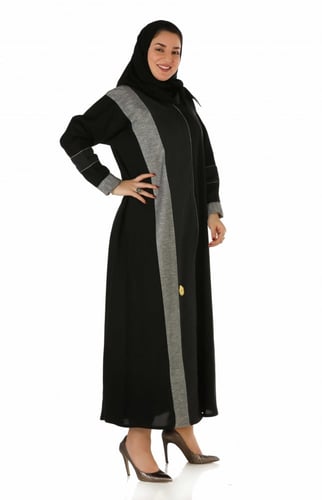 عباية منسوجة من قماش الصالونا الكوري الأصلي مع طرح...