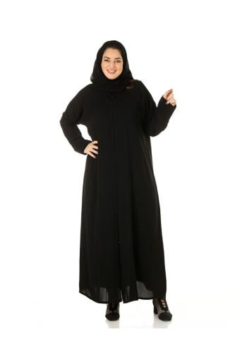 عباية منسوجة من القماش الملكي الفاخر مع طرحتها