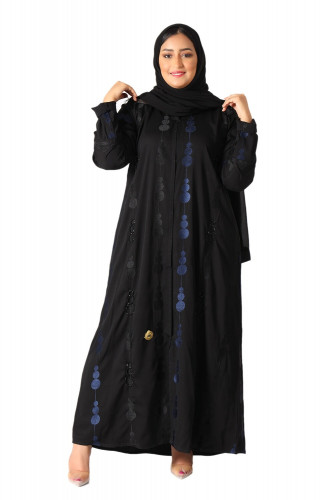 عباية منسوجة من قماش الصالونا الكوري الأصلي مع طرح...