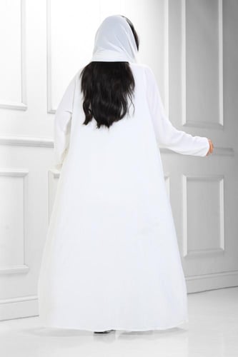 عباية "نقاء" (Naqa) السكري (3 قطع): بهاء اللون الف...